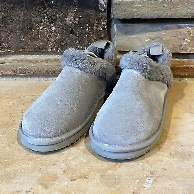 Koolaburra By Ugg Advay Grey Suede Low Sherpa Lined Boots • $40