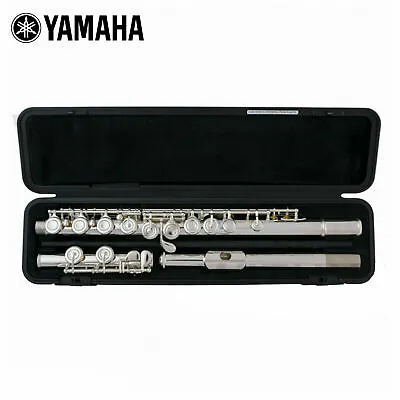 Yamaha YFL 222 Silver Student Flute Offset G Footjoint C ⭐Tracking⭐ • $863.46