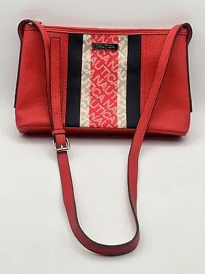 Red Crossbody Nautica Monogram Clutch Bag Adjustable 22”-27” Strap • $36.11