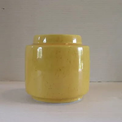 Vintage McCoy Number 214 Ceramic Mustard Yellow Jar Without Lid Made In USA • $20