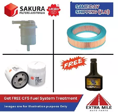 SAKURA Filter Kit For HOLDEN CAMIRA JD 16JH Cyl4 1.6L Petrol 1984-1986 • $43.43