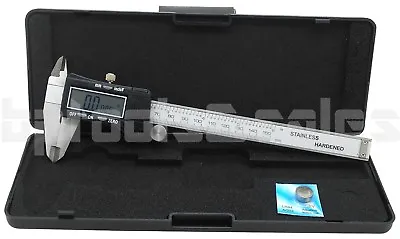 6  Digital Electronic Caliper 3 Way Stainless Steel MM/SAE/Fractional LCD W/ Box • $21.99