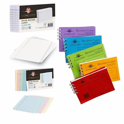 £2.99 • Buy Revision/Flash/Index Ruled Record Cards - For Notes And Exam Revision