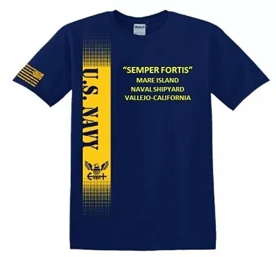 Mare Island Naval Shipyard *california*vinyl&silk Screen*navy Licensed Shirt • $33.95