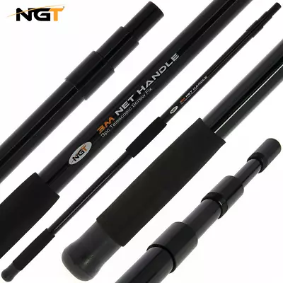 NGT XPR Long 3m Telescopic Screw Fix Net Handle Carp Coarse Fishing 3pc • £16.95