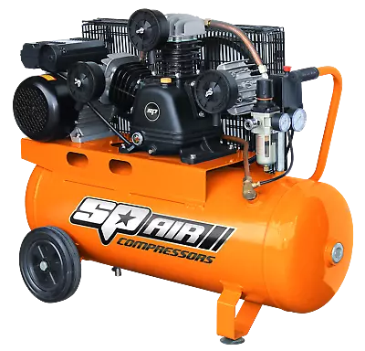 Compressor 3Hp Belt Drive 60Lt Tank Sp Air • $1717.95