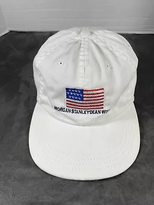 Morgan Stanley Dean Witter Family Of Funds Strapback Finances Distressed Hat VTG • $23.50