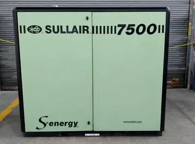 $19999.99 • Buy Sullair 100 Hp Rotary Screw Air Cooled Compressor 490 Cfm @ 100 Psi  Low Hours 