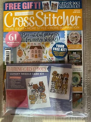 Cross Stitcher Magazine June 2024 Bee-utiful Projcts For Every Stitcher + Kit • £8.50