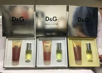 3 SETS Of DOLCE & GABBANA D&G*MASCULINE*cologne 1.7oz+S/G 6.7 RARE*FREE SHIPPING • $549