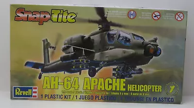 Snap Tite Model Kit AH-64 Apache Helicopter 1/72 Scale Model By Revell • $21.24