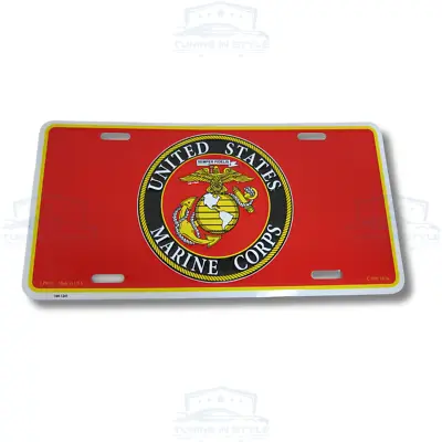 United States Marine Corps USMC Emblem Military License Plate Official Licensed • $12.99