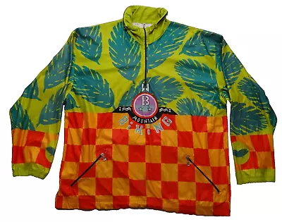 Bogner L MTB 1/4 Zip Mountain Biking Long Sleeve VTG Jersey 90s Made In Italy • $49.98