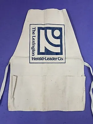 Vintage The Lexington Herald-Leader Work Wear Apron Canvas Tool Apron • $19.99