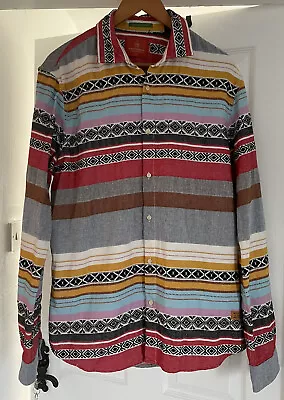 £44.99 • Buy Scotch & Soda Shirt Special Delivery Chambray Aztec Southwest Mens Size Large