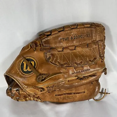 Vintage  Wilson A2000 XL Baseball Glove USA Dual Hinge Snap Tite Pocket 12  • $169.97
