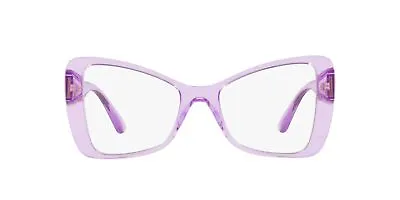 VERSACE VE3312 5352 Transparent Lilac Demo Lens 51 Mm Women's Eyeglasses • $76.99