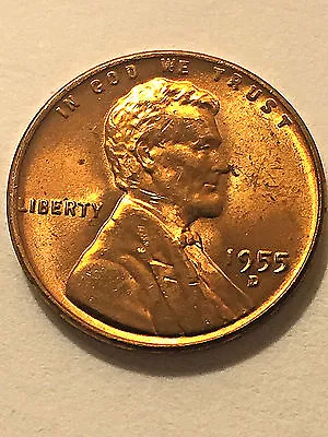 1955-D Lincoln Cent Unc #697 • $2.48