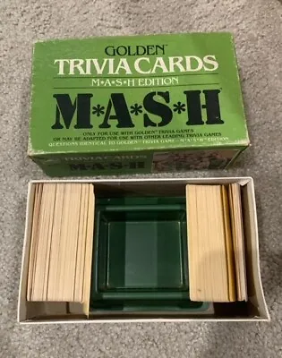Vintage Golden  Mash  Trivia Card Game- Original 1984 Edition M*A*S*H COMPLETE • $12