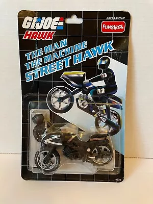 Rare 2001 Gi Joe Funskool Exclusive Targat Street Hawk & Motorcycle India Moc F4 • $424.99