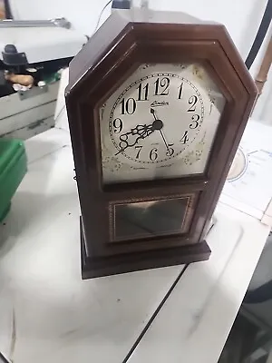 Vintage Linden Japan Shelf Chime Clock Teated And Working Battery Powered • $50