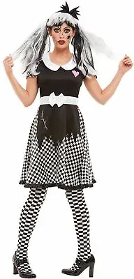 £12.36 • Buy Adult Doll Costume Womens Halloween Fancy Dress Ladies Outfit