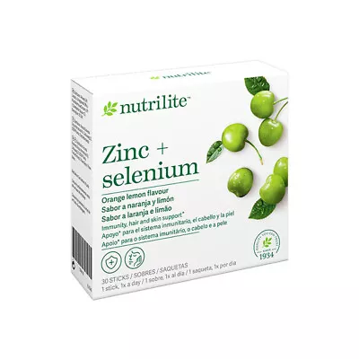 Zinc Selenium Nutrilite Organic Immune System Healthy Hair Skin On The Go Powder • £19.59