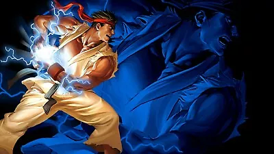 £5.95 • Buy STREET FIGHTER 2  Retro Poster Print Man Cave Arcade Games Room