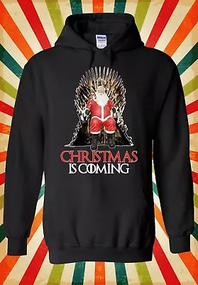 Christmas Coming Santa Game Thrones Men Women Unisex Top Hoodie Sweatshirt 1684 • £17.95