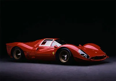 1966 Ferrari Le Mans Race Car Racing Racer1 18Custom Built Model12Carousel Red24 • $1999