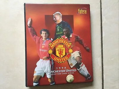 Man Utd Full Set Of 99 Collector Cards In Album - Futera 1998 • £28