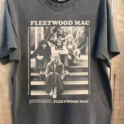 Fleetwood Mac World Tour Charcoal Short Sleeve T Shirt Unisex S-5XL NH9308 • $26.99