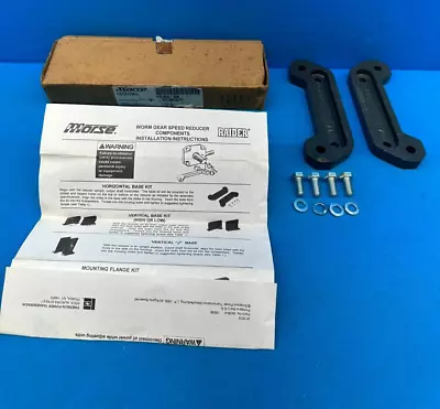 Morse Raider Black Horizontal Worm Gear Speed Reducer Standard Base Kit 154S-BK • $29.95