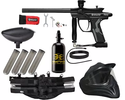 New Kingman Spyder Fenix Legendary Paintball Gun Package Complete Kit - Black • $256.74