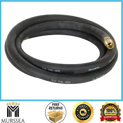 3/4 In. X 12 Ft. Fuel Transfer Hose Gasoline Diesel Kerosene • $33.65