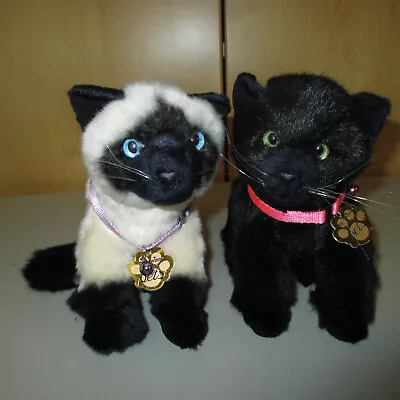 My Twinn Poseable Pets Cats - Choice Of Siamese  Or Black Kitten Realistic 8 In • $35.85