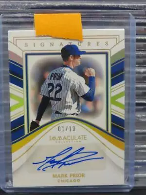 2023 Immaculate Mark Prior Signatures Gold Autograph Auto #01/10 Cubs • $0.99