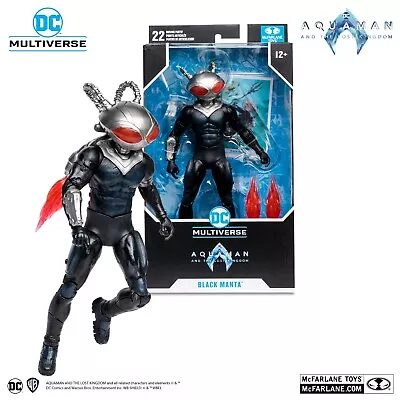 McFarlane DC Multiverse BLACK MANTA  AQUAMAN AND THE LOST KINGDOM  7  Action Fig • $17