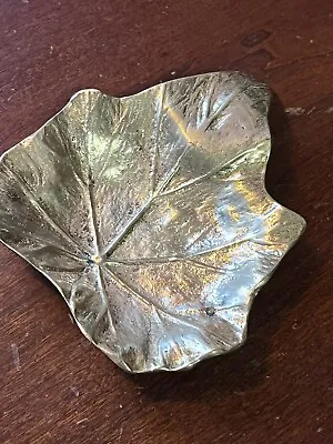 Virginia Metal Crafters Star Begonia Bronze Leaf Vintage -1948  • $12.99