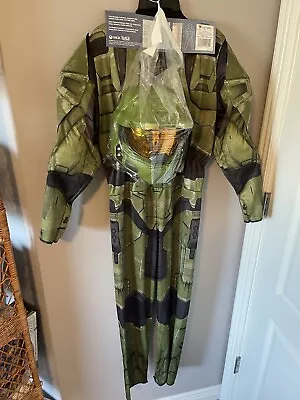 NWT Halo Master Chief Costume With Padding Muscles Size Child Large • $15