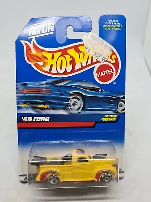 1998 Vintage Hot Wheels Collector #1069 '40 FORD Yellow Truck 24083 New 1:64 NIB • $31.45