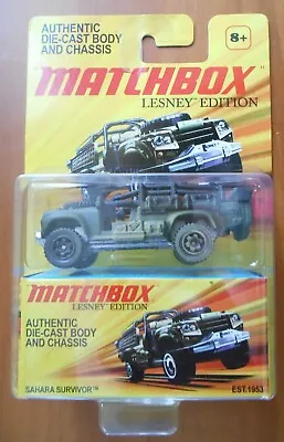 2010 MATCHBOX LESNEY EDITION Saraha Survivor MIP MOC • $4.95