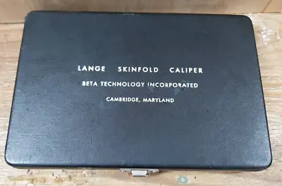 LANGE SKINFOLD CALIPER BETA TECHNOLOGY In Storage Case • $80