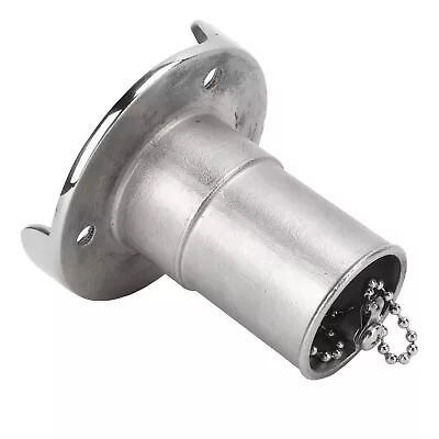 Hot 1.5in Boat Deck Filler With Cap Fill Gas Fuel Stainless Steel Part For • $26.84