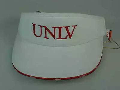 NEW Alumni Red Edged University Las Vegas (UNLV) White Golf Visor (B587)  • $9.87