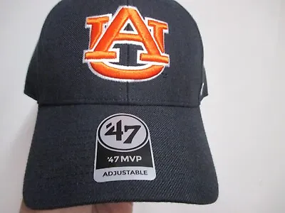 Auburn Tigers 47 Brand (mvp) Mens Structured Hat (adjustable) Nwt Navy Blue Cool • $12.99