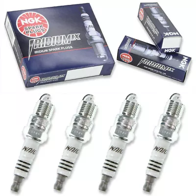 4pcs Mercruiser 255 From 4175499 14mm Hds. NGK Iridium IX Spark Plugs Stern Ad • $51.35