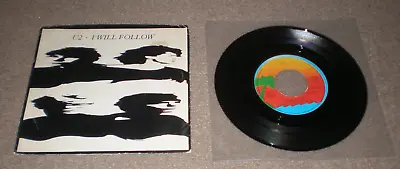 U2 I Will Follow / Out Of Control Live 7  Vinyl Single 1981 Island Records • $16.50