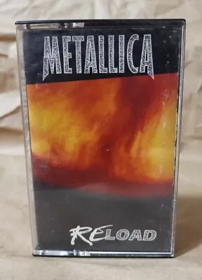 Metallica Reload Cassette 1997 Elektra Label Rock Metal Band • $14