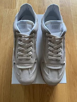 Maison Margiela Men’s Beige & Grey Retro Runner Sneakers Size 46(EU) • $300